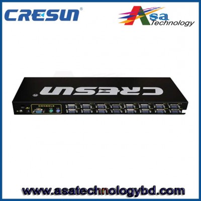 KVM Switch 16 Port LCD-Cresun