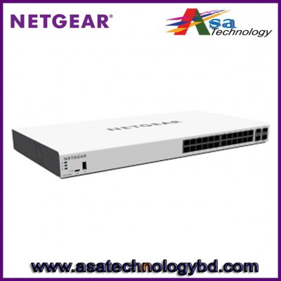 Netgear Managed Switch, GC728x – Insight Managed 28-Port Gigabit Ethernet Smart Cloud Switch With 2 Sfp And 2 Sfp+ Fiber Ports