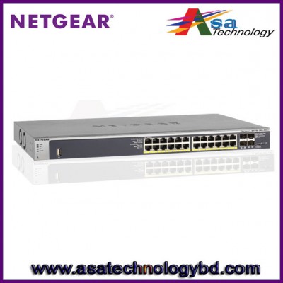 Netgear M4100-26g (Gsm7224) 26-Port Prosafe Gigabit L2 Managed Switch With 4 Sfp Ports