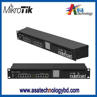 MikroTik Router RB2011UiAS-RM USB port, rack mount, power supply, fiber-enabled