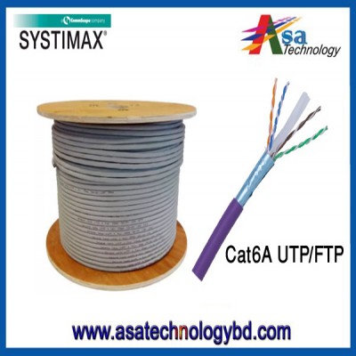 F/UTP CAT6A Cable 10G, 23 AWG LSZH Bear Copper 4-Pair
