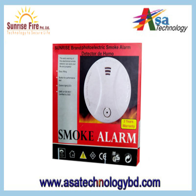 Sunrise Photoelectric smoke and heat Alarm Detector de Humo