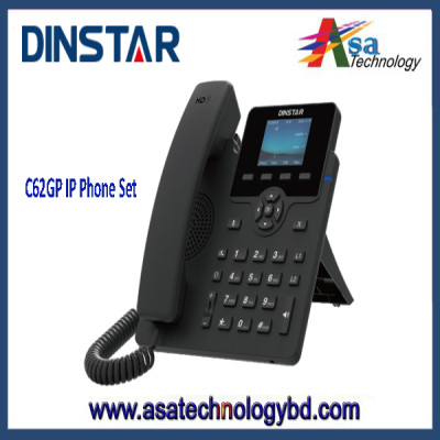 Dinstar C62GP Gigabit Ethernet IP Phone Set