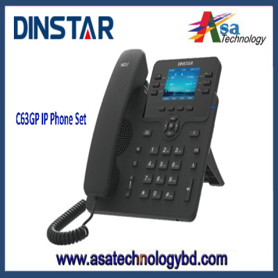 Dinstar C63GP Gigabit Ethernet IP Phone Set